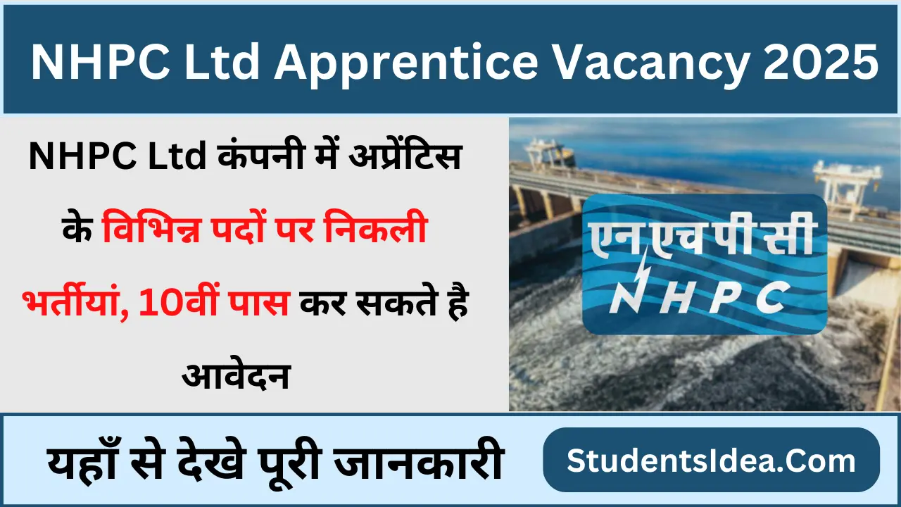 NHPC Ltd Apprentice Bharti 2025